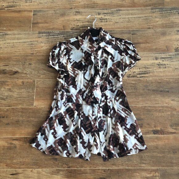 diane von Furstenberg DVF Silk Printed Blouse - Picture 13 of 16